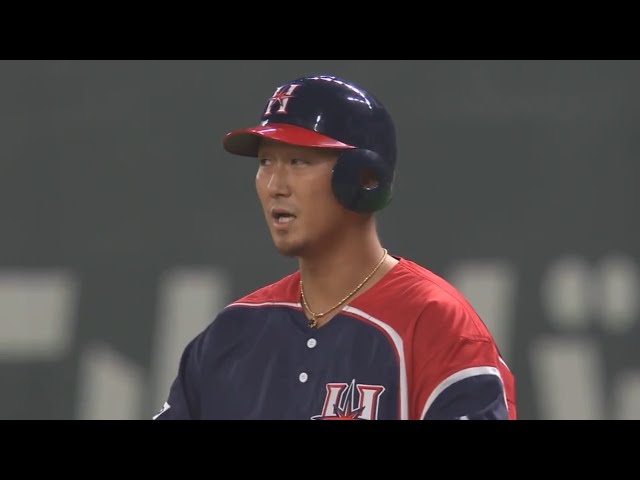 【1回裏】4番の一打で先制!! ファイターズ・中田のタイムリーヒット!! 2017/8/20 F-L