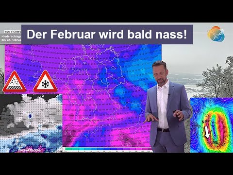 February will be wet, with some snow in between! A change to low pressure! Weather forecast for F...