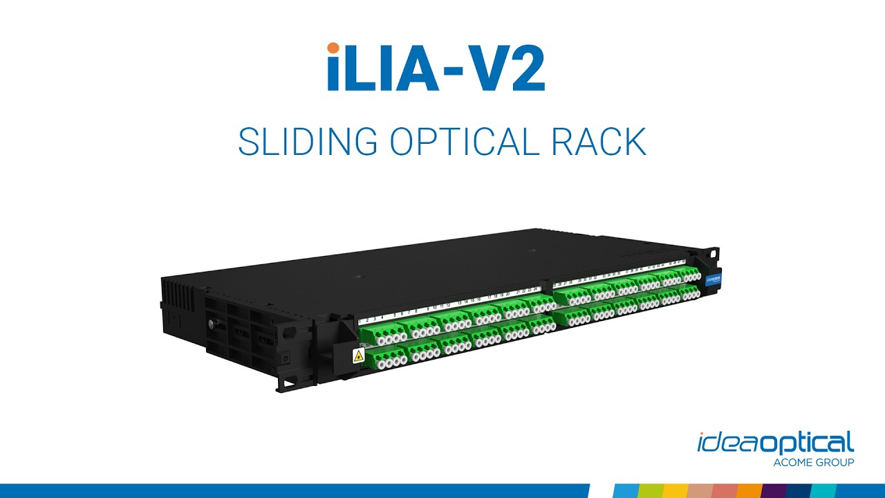 iLIA-V2 | 19” 1U Sliding Optical Rack | Eco-Designed
