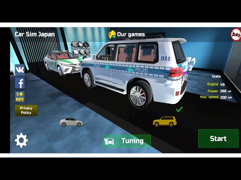 Car Sim Japan - Drop Passengers In Police Car | Android Gameplay