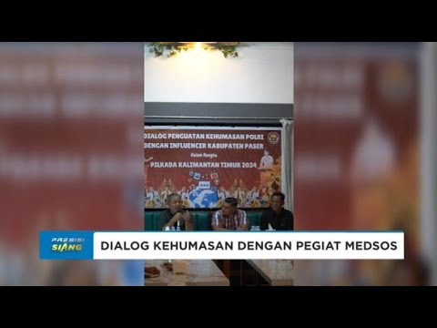 DIALOG KEHUMASAN DENGAN PEGIAT MEDSOS BIDHUMAS POLDA KALTIM