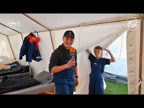 Olaf von Hinte TV on the hot trail – in the youth fire brigade camp
