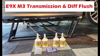 BMW E9X M3 Transmission and Differential Fluid Flush - DIY