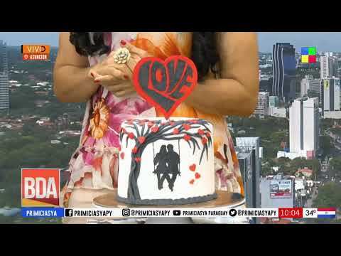 Como hacer una torta romántica con Charito