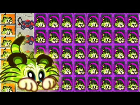 NEW Plant | TIGER GRASS Plant Power-Up in Plants vs Zombies 2 Mod