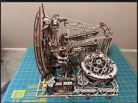 Woodtrick 3D Wooden Puzzle Galaxy Marble Run Electric Series - Birthday Present from my Brother!