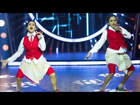 D4 Junior Vs Senior I Kavya & Kajal with strong steps I Mazhavil Manorama