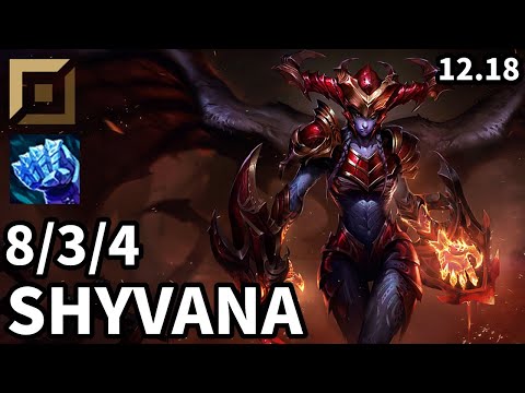 Shyvana Top vs Olaf - Ranked Master - Patch KR 12.18