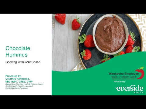 Chocolate Hummus : Cooking With Your Coaches