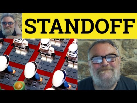 🔵Standoff Meaning - Stand-Off Definition - Stand Off Examples - Nouns - Standoff Stand-Off Stand Off