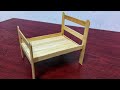 How To Make a Bed With Ice cream Popsicle Stick | DIY Toy Furniture | jhs day to day craft