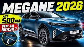 Megane E-Tech 2026 tem bateria maior, novo visual e futuro incerto no Brasil