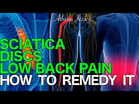 Athena Jezik - Sciatica, discs, low back pain - How to remedy it