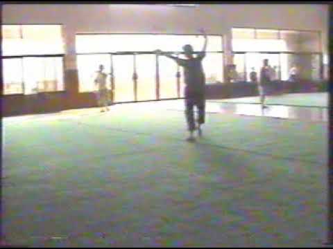 Zhejiang Wushu Team training (plus some Argentinian peeps), Hangzhou 1999 part 2