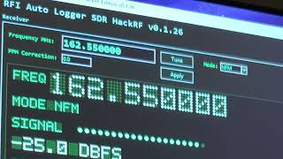 RFI Autologger for SDR first tests with HackRF