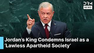 FULL SPEECH: King Abdullah of Jordan Slams Israel, Calls West Bank Displacement a War Crime | AC1G