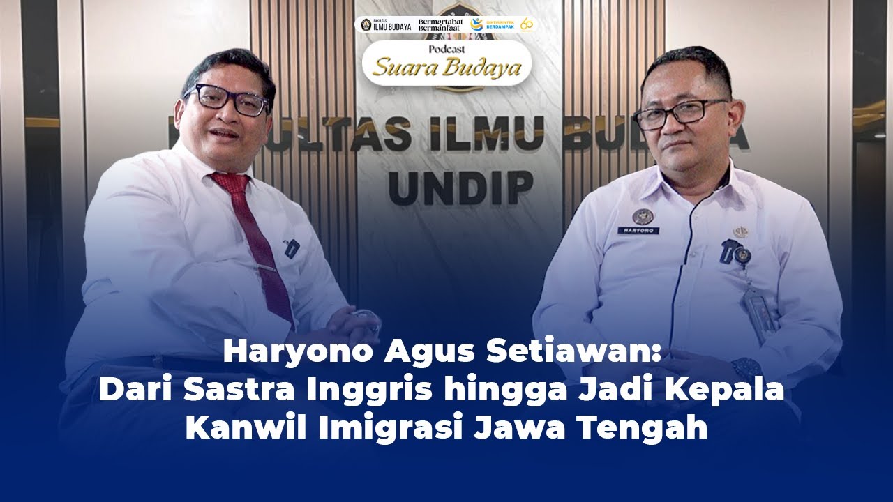 Success Story, Haryono Agus Setiawan dari Sastra Inggris hingga Kepala Kanwil Imigrasi Jawa Tengah