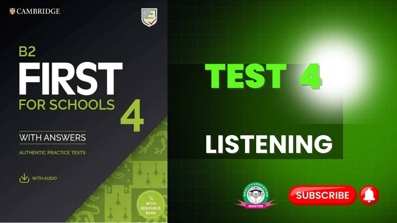 Cover (Firstly for Schools 4 - Test 4)