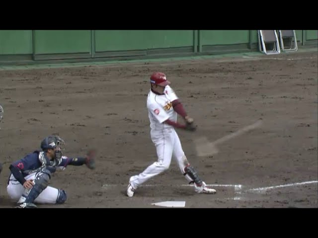 【3回裏】正捕手獲りへ!! イーグルス・小関が2打席連続タイムリー!! 2015/3/10 E-L