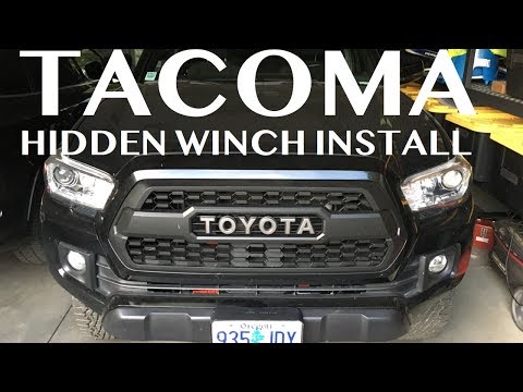 Tacoma Hidden Winch Install | 3rd Generation