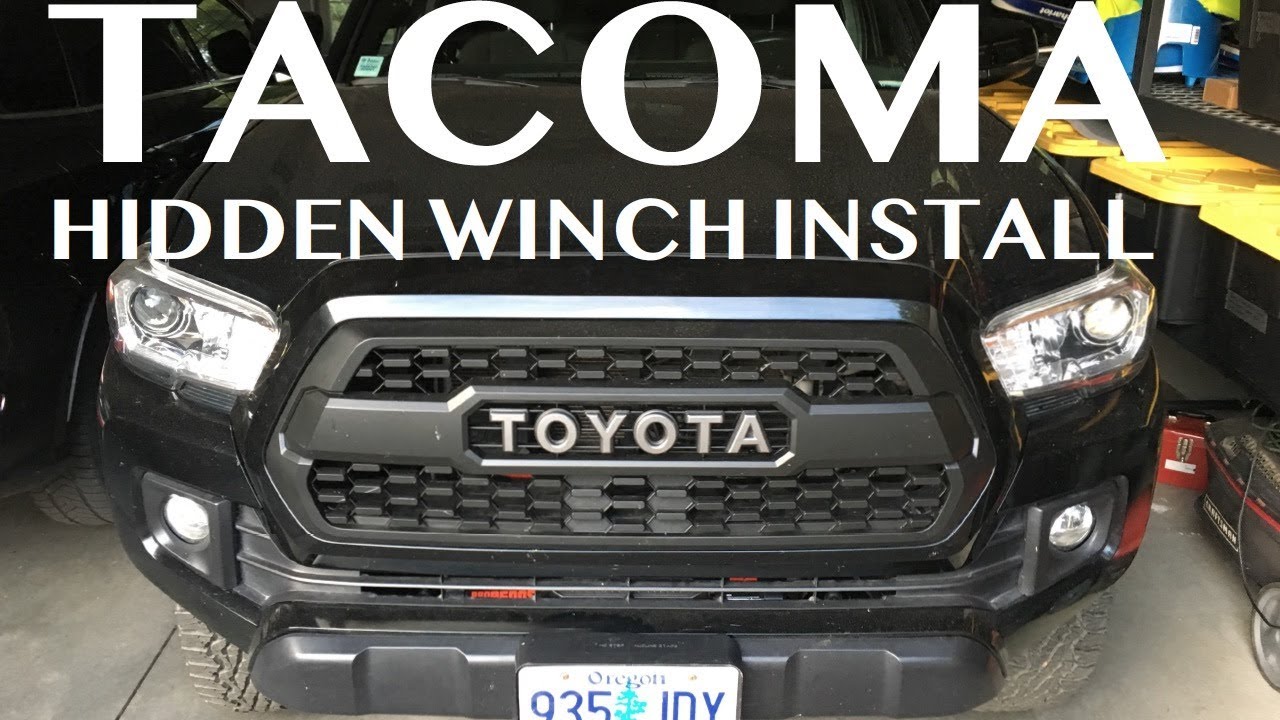 Hidden Winch Install — 3rd Gen Tacoma