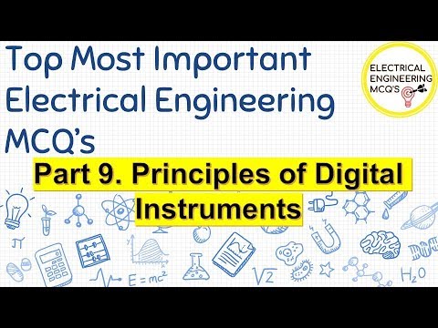 Top 30 important Electrical MCQ | BMC Sub Engineer | Part. 9 Principles of Digital Instruments Video
