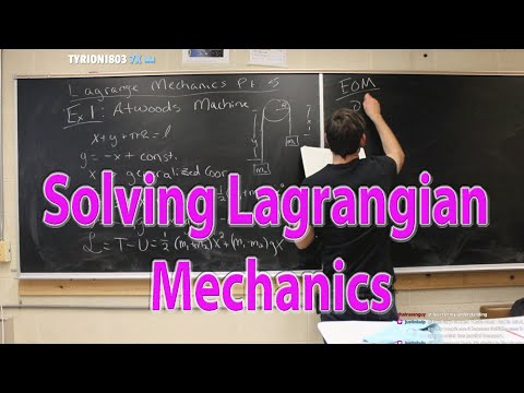 Solving Atwood's Machine With Lagrangian Mechanics
