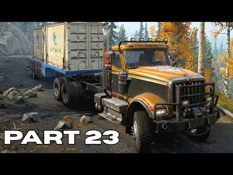 SNOWRUNNER Gameplay Walkthrough Part 23 | Anniversary DLC FREE Truck | International HX 520