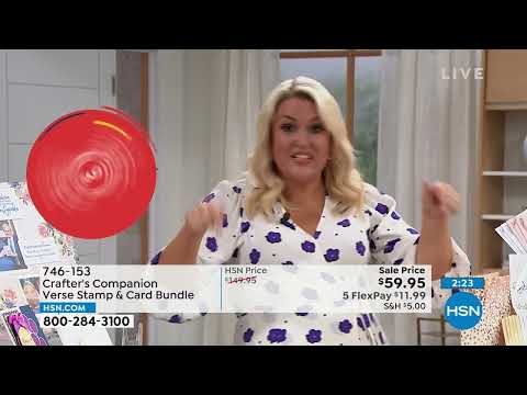 Crafter's Companion Verse Stamp and Card Bundle