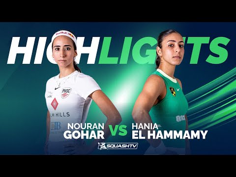 🇪🇬 Gohar v El Hammamy 🇪🇬 | Paris Squash 2024 | SF HIGHLIGHTS