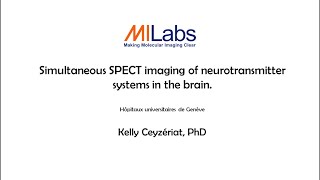 Simultaneous micro-SPECT imaging of neurotransmitter systems in the brain