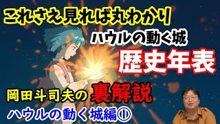 【ハウルの動く城】ハウルの時系列を完全解説!これさえ見れば絶対ハウルの世界を理解できる。岡田斗司夫の裏解説・ハウルの動く城編①【切り抜き】