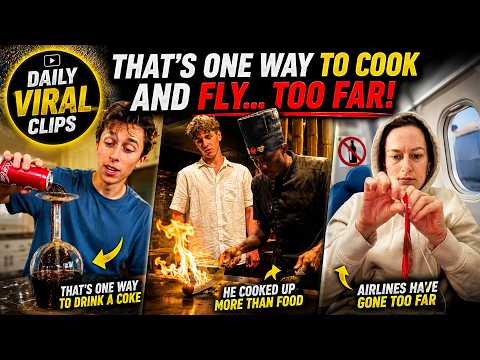 Insane Viral Moments You Won’t Believe: Coke Hacks, Crazy Cooking & Airline Fails!