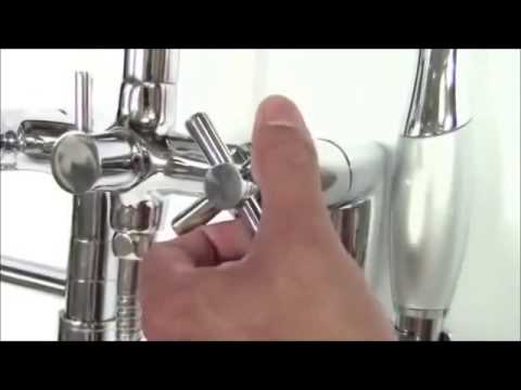 Floor Mount Faucet EAGO PL3009 WWW.Perfectbath.com