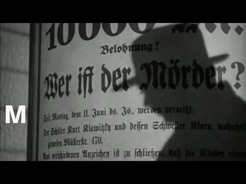 Fritz Lang -  M - 1931 German Thriller Film - Peter Lorre