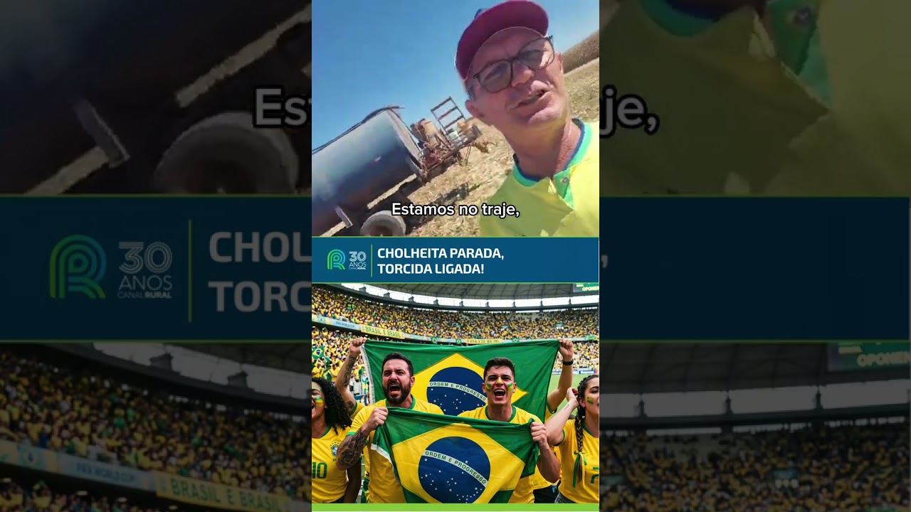 Colheita parada, torcida ligada!