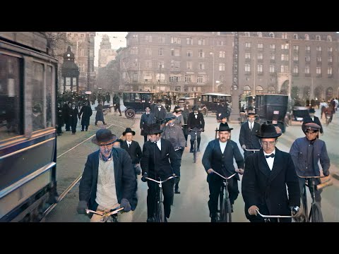 Copenhagen 1921 - [COLORIZED] - Restored footage in 2K - 60fps