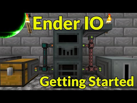 Ender IO: Basics (Grains of Infinity, Alloys, Power, Conduits) | Modded Minecraft Tutorial