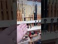 New Gouge Rack Hype! I was a tad excited. #woodworking #woodturning #twitch #toolstorage