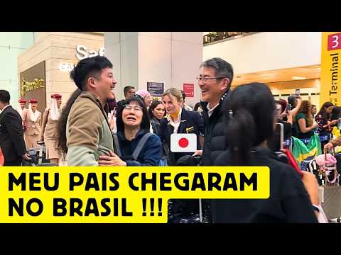 My Japanese parents arrived in Brazil for the first time.