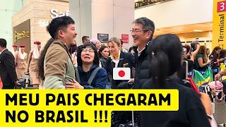 My Japanese parents arrived in Brazil for the first time.
