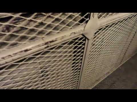 Easter egg!  Rotary Piston pump hydraulic elevators at fmr. Younkers, Lindale mall, Cedar Rapids IA