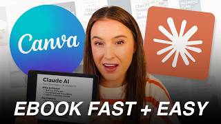 I created an Ebook with Claude + Canva in UNDER 10 MINUTES (just copy me)