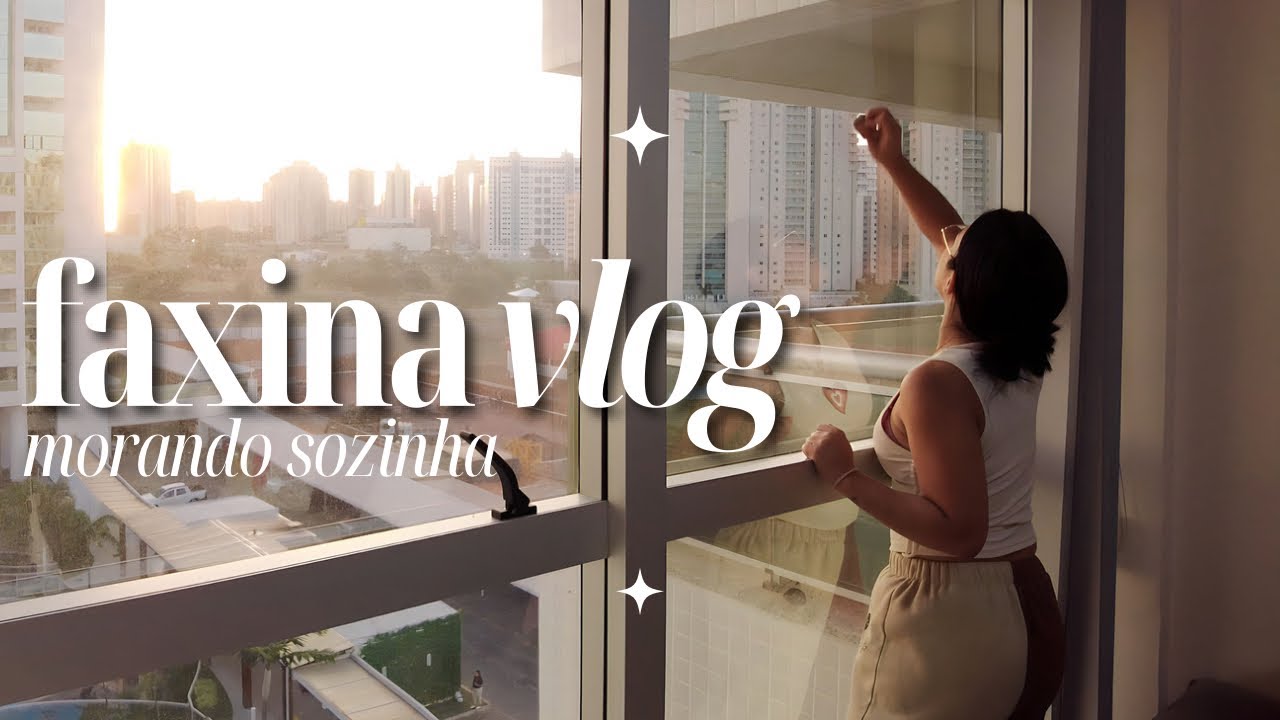 FAXINA COMPLETA NO APARTAMENTO! | Morando Sozinha Vlogs