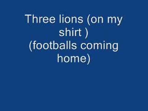 Three lions (on my shirt) (footballs coming home)(1998)