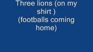 Three lions (on my shirt) (footballs coming home)(1998)