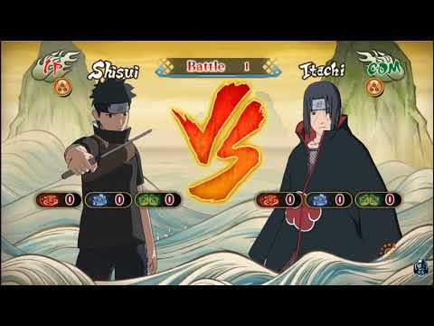 Shisui Vs Itachi FULL GAME BATTLE.Shisui uses his genjutsu Against Itachi.