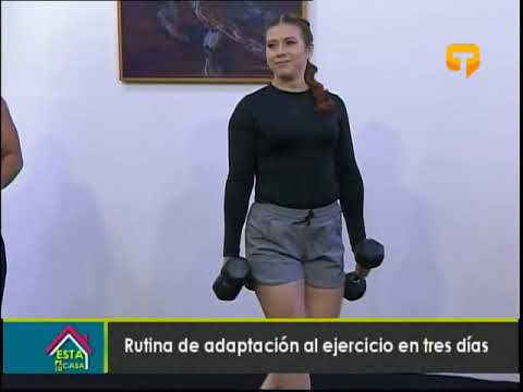 Rutina de adaptación al ejercicio en tres días
