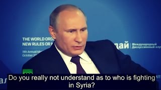 Putin Tells Everyone Exactly Who Created ISIS