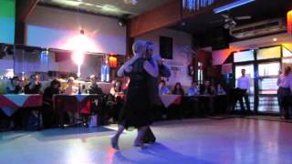Maria Silvia Mucci y Alfredo Juan Alonso at Milonga Tango Club  - Aug 29 2015